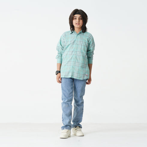 Green Checkered Shirt